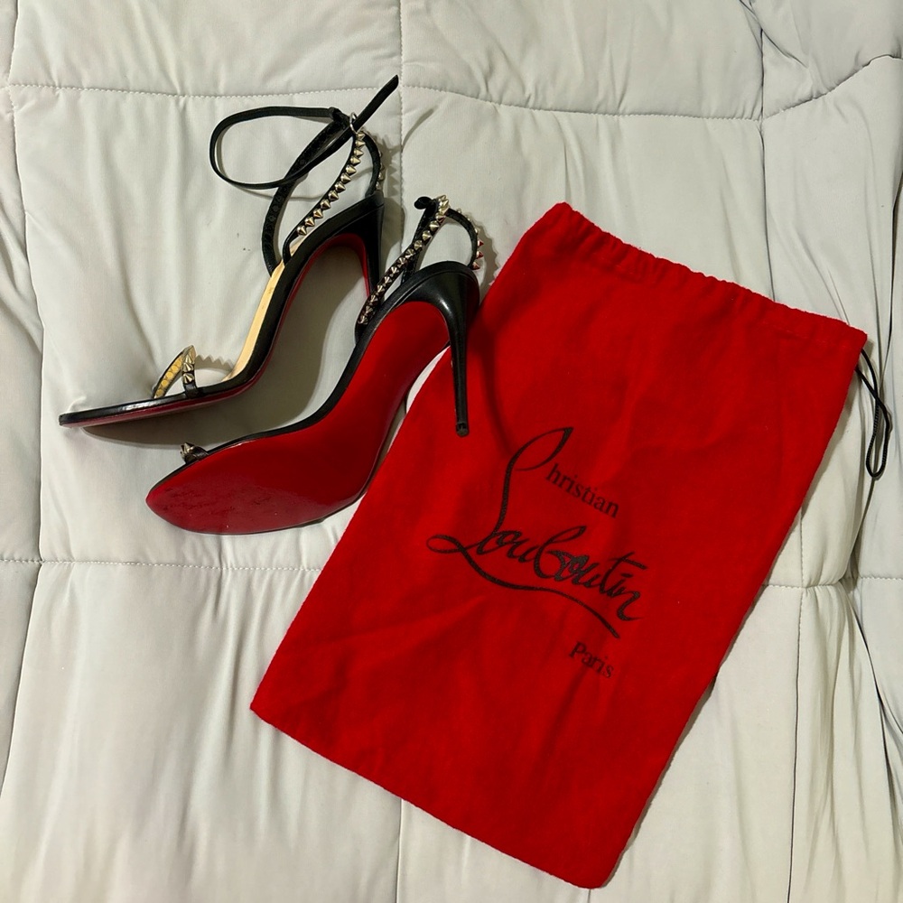 Christian Louboutin strappy heels